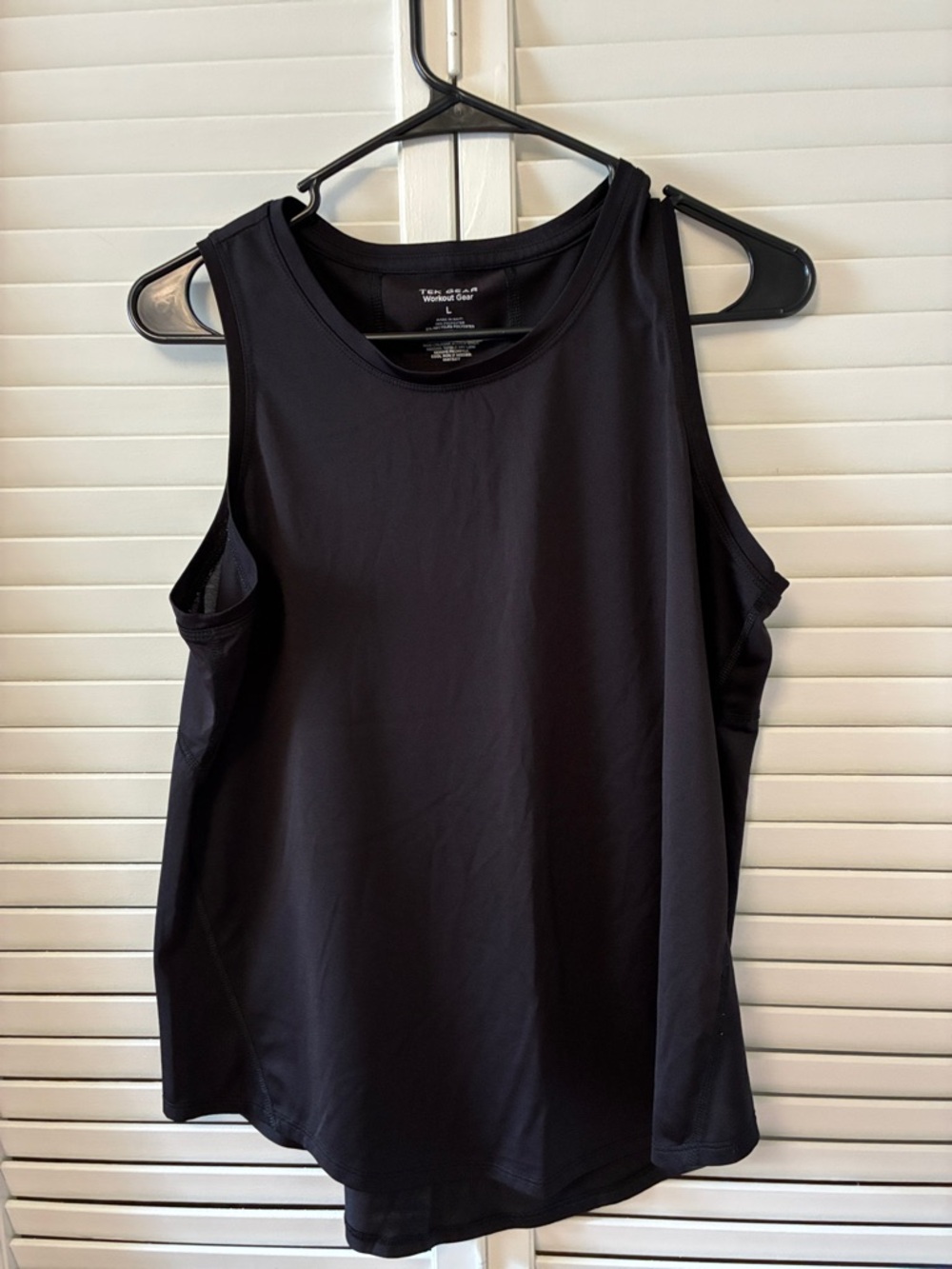 tek gear Black Athletic Scoop Neck Tank Top